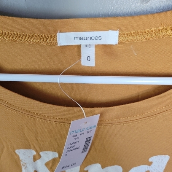 NWT Maurices Kind People Tee - Picture 4 of 4